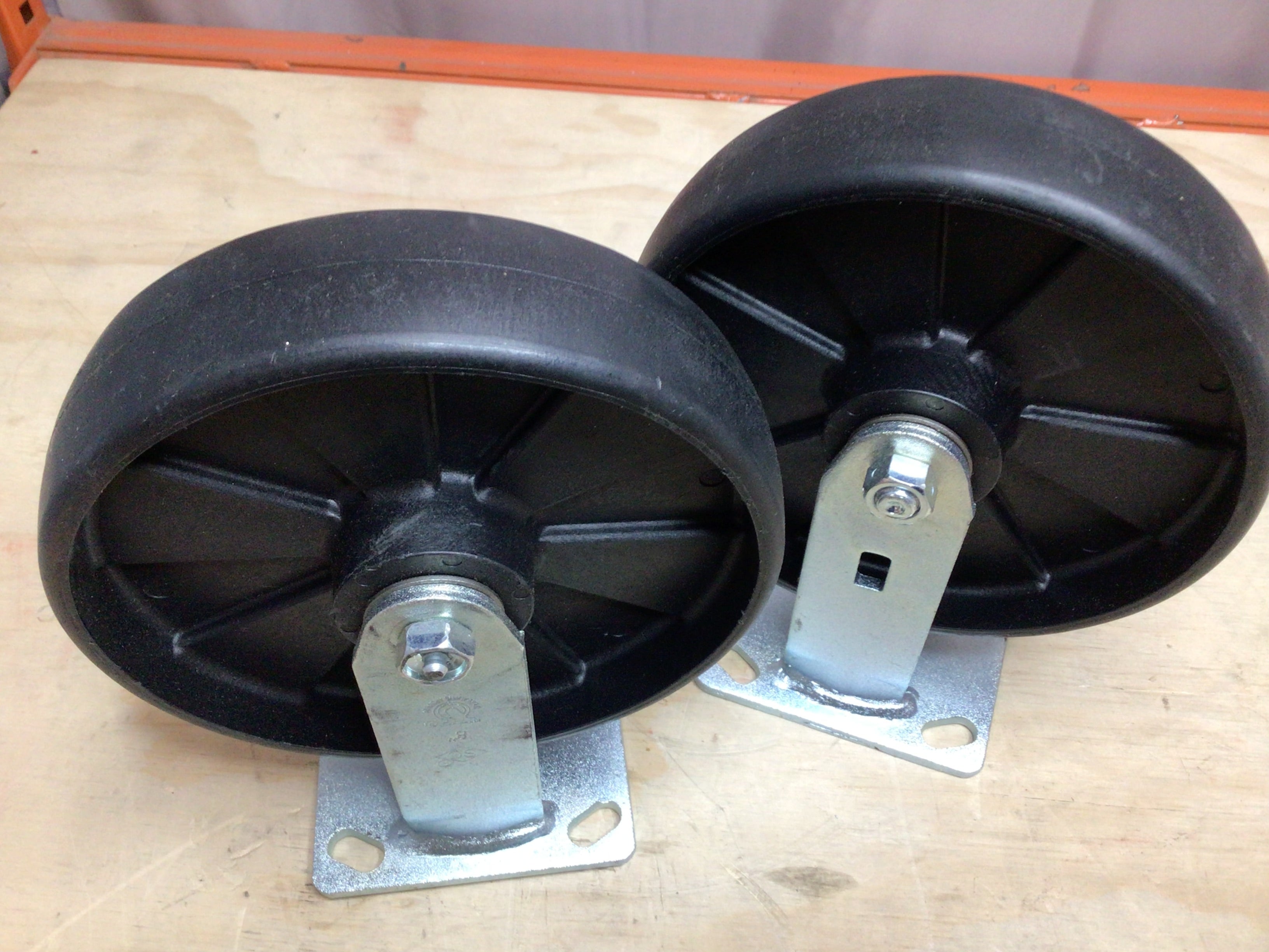 8x2 Glass Filled Nylon Caster Kit Wheel Diameter 8 in Casters (8138047521006)
